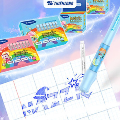 Ống mực xóa được Mazzic Thiên Long FPICE-001 -  Mực không lắng cặn sử dụng cho bút máy xóa được FTCE-001