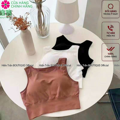 Áo croptop Hiền Trần BOUTIQUE có đệm ngực siêu xinh