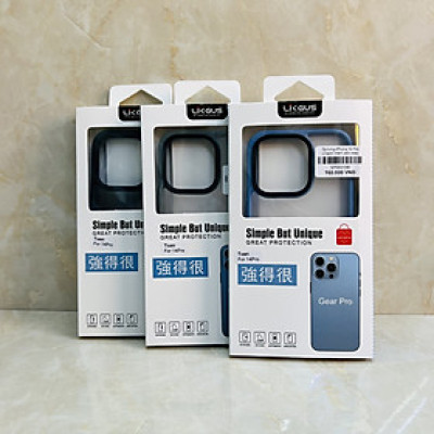 Ốp lưng dành cho  iPhone 14 Pro Likgus lưng nhám chống sốc tốt- Hàng chính hãng