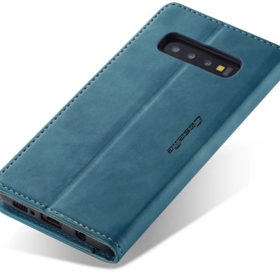 Bao da bò thật dạng ví chính hãng Caseme dành cho Samsung S10 5G - Hàng chính hãng