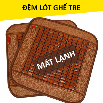 Tấm lót ghế bằng trúc thoáng khí dùng cho ghế ô tô hay văn phòng