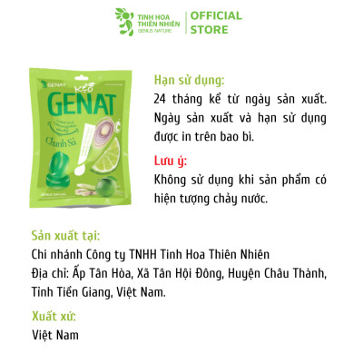 Combo 3 Túi kẹo thảo mộc Gezcol, Chanh Sả, Genat Gừng (Túi 20 viên)