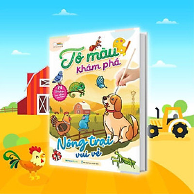 Sách - Tô Màu Khám Phá - Nông Trại Vui Vẻ - Megabook