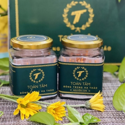 ĐÔNG TRÙNG HẠ THẢO NGUYÊN CON NHỘNG TẰM SẤY TOÀN TÂM