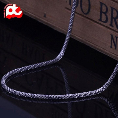 Dây chuyền nam titan cao cấp đẹp sang trọng thép không gỉ trangsucpt kích cỡ 2mm màu trắng PTDCNA41