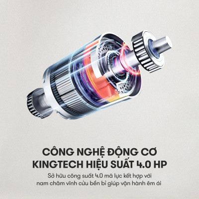 Máy chạy bộ KINGSPORT Legend K-06 Đơn Năng với nâng dốc tự động, hệ thống giảm sốc bằng lò xo, động cơ DC tiết kiệm điện