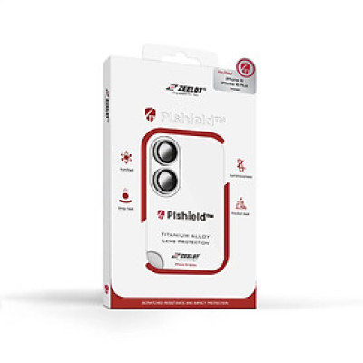 Kính Cường Lực Bảo Vệ Camera Lens Titanium Cho iPhone 16/ iPhone 16 Plus , ZEELOT Pishield Titanium Alloy Lens_ Hàng chính hãng