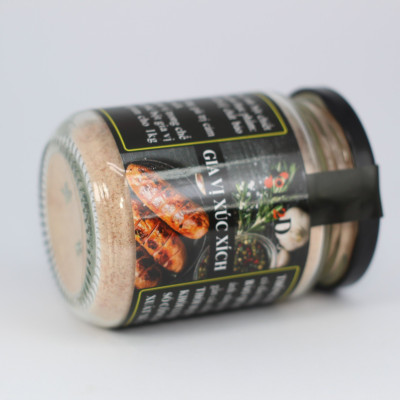 Gia Vị Xúc Xích hũ 200g chính hãng R2D thành phần hữu cơ dùng làm nguyên liệu chế biến xúc xích ngon đúng chất