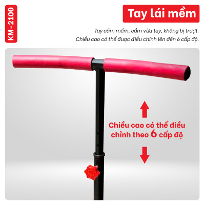 Máy Chạy Bộ,AIR WALKER Máy Đi Bộ Trên Không Cỡ Lớn, Máy leo núi bậc thang KM-2100 tại nhà