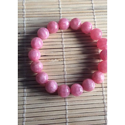 Vòng tay đá Rhodochrosite(Đá đào hoa)