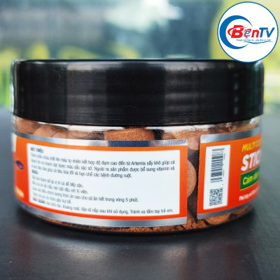 Thức ăn dán kính Multibio Stick on (Hộp 70g)