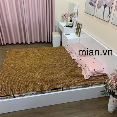 Chiếu Hạt Gỗ Bách Xanh - Chiếu gỗ Mian ( video , hình thật )