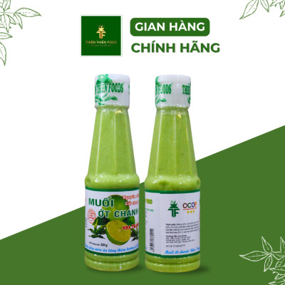 Combo 6 Chai Muối Ớt Chanh Nha Trang Thiên Thiên Food 250gr (Xanh - Đỏ)