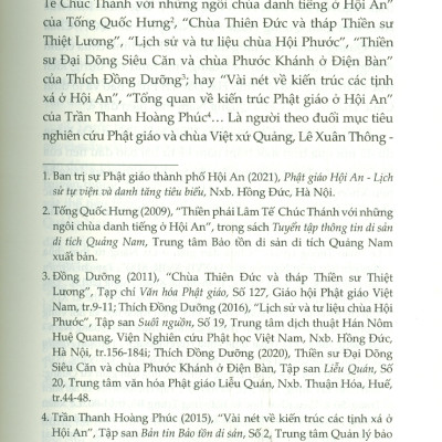 Chùa Việt Quảng Nam - Đà Nẵng Truyền Thống Và Hiện Đại (Từ Đầu Thế Kỉ XVII Đến Đầu Thế Kỉ XXI) (Sách chuyên khảo) -  Lê Xuân Thông, Đinh Thị Toan