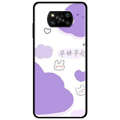 Ốp lưng dành cho Xiaomi Poco X3 mẫu Mây Tím