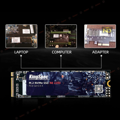 Ổ cứng SSD KingSpec 512GB , M2 PCIe NVMe / NE 512G - Hàng Chính Hãng