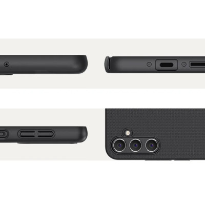 Ốp Lưng Sần chống sốc cho Samsung Galaxy A24 hiệu Nillkin Super Frosted Shield (Đính kèm giá đỡ hoặc miếng dán từ tính) - Hàng Chính Hãng