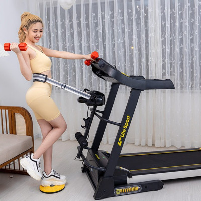 Máy Chạy Bộ Lifesport LS-3000, Máy Chạy Bộ Với 12 Chương Trình Luyện Tập Đa Dạng, Tay Cầm Đa Năng, Động Cơ Mạnh Mẽ