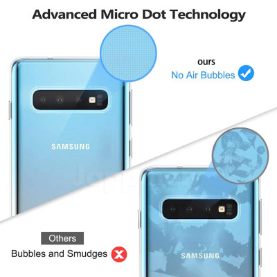 Ốp lưng dẻo dành cho Samsung Galaxy S10 Plus hiệu Ultra Thin mỏng 0.6mm chống trầy - Hàng chính hãng