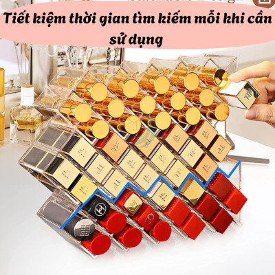 Khay Đựng Son 18–26 Ô Tiện Lợi Kệ Đựng Son 18–26 Ngăn Cao Cấp Khay Đựng Son Trang Điểm Đa Năng 18–26 Ô  Khay Son Cao Cấp 18–26 Ô – Gọn Gàng, Tinh Tế Khay Trang Điểm Đựng Son 18–26 Ô Acrylic Trong Suốt Hộp Đựng Son Handmade 18–26 Ngăn – Đẳng Cấp Makeup