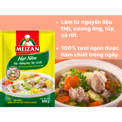Hạt Nêm Vị Heo Meizan 400g