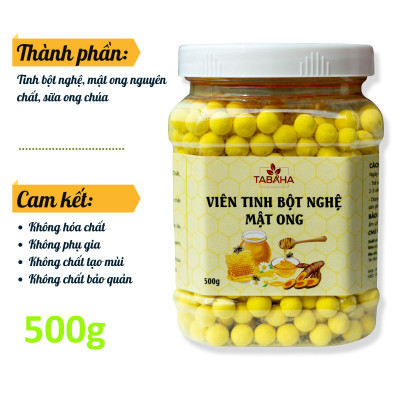 Viên Tinh Bột Nghệ Mật Ong Tabaha 500g