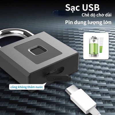 Ổ KhóIa Vân Tay Sai Đại Chống Trộm – Dùng Cho Cổng Cửa Nhà, Bền Bỉ Ngoài Trời, ĐÈN ỐP TRẦN