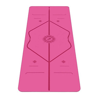 Thảm tập yoga định tuyến PU Liforme Gratitude - Grateful Pink 4.2mm