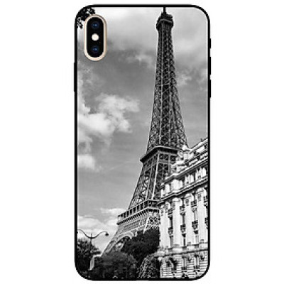 Ốp lưng cho IPhone X - Xs - Xs Max - Xr - 11 - 11 Pro Max - Tháp Paris Xưa - Hàng Chính Hãng