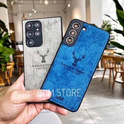 Ốp Lưng Vải Deer Cho Samsung Galaxy  S24 Ultra / S23 Ultra / S23 PLus / S22 Ultra / S22 Plus / S21 Ultra / S21 Plus