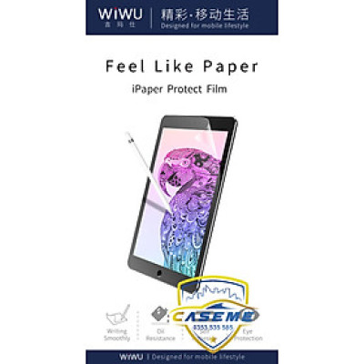 Dán màn hình Paperlike cho iPad 10.9 inch 2020 Air 4/ Air 5 hiệu WIWU nhám chống xước, chống bám vân tay, cảm giác viết vẽ như trên giấy cao cấp - Hàng chính hãng
