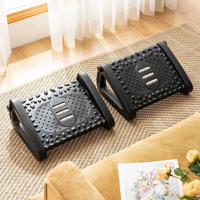 Ghế gác chân KG02S văn phòng công thái học, kê chân matxa cao cấp giảm căng thẳng loại xịn dài 43cm - Hàng chính hãng