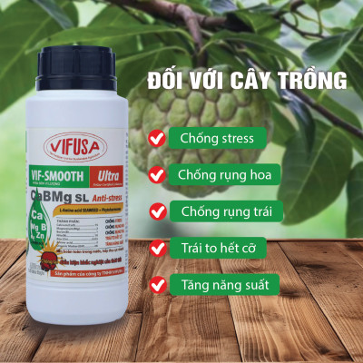 VIF-SMOOTH Ultra - Phân bón CanxiBo chai 500ml