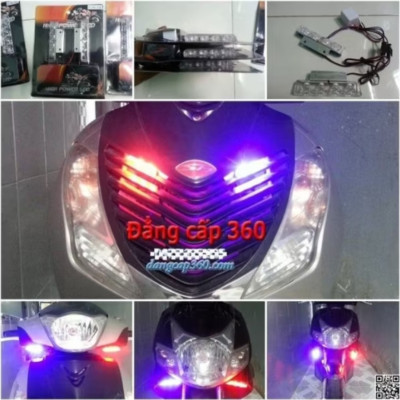 ĐÈN CHỚP CẢNH SÁT LẮP XE MÁY ÔTÔ MẪU MỚI CỰC ĐẸP