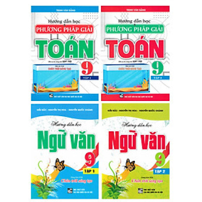 Combo Hướng Dẫn Học Ngữ Văn 9 + Hướng Dẫn Học Và Phương Pháp Giải Toán 9 (Bám Sát SGK Chân Trời Sáng Tạo) (Bộ 4 Cuốn) - HA 