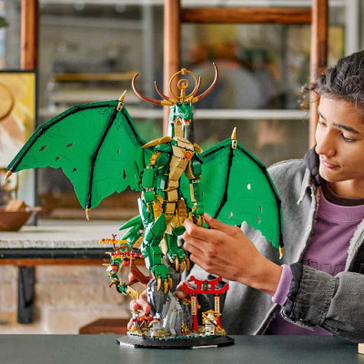 LEGO NINJAGO 71847 Đồ Chơi Lắp Ráp Rồng Hộ Vệ (1650 chi tiết)