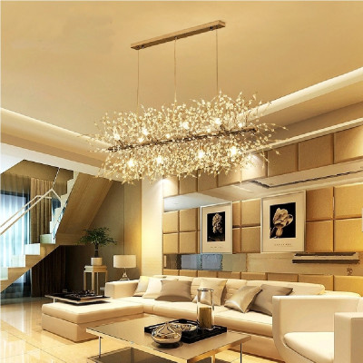 ĐÈN THẢ TRẦN PHA LÊ / ĐÈN THÔNG TẦNG TRANG TRÍ PHÒNG KHÁCH / PHÒNG NGỦ / CẦU THANG / KHÔNG GIAN SANG TRỌNG AZP-71 phong cách đương đại, hàng nhập khẩu AZP