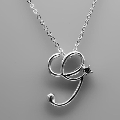  Dây Chuyền Nữ Bạc Hiểu Minh CC001.G chữ G bạc ta