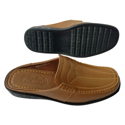 Dép Bít Đầu Nam BIGGBEN Da Bò Thật Cao Cấp SB135