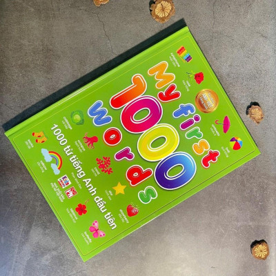 Sách - Combo 2 quyển Từ Điển Anh - Việt - My First 1000 Words + Bách khoa thư về thế giới động vật ( Bìa Cứng) (VT-MK)