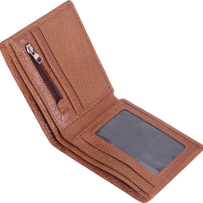 Ví Nam Vân Cá Sấu Huy Hoàng HT2110 (12.5 x 10 cm) - Da Bò