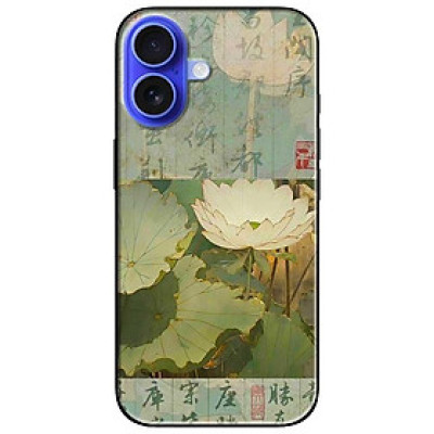 Ốp lưng dành cho Iphone 16 - 16 Plus - 16 Pro - 16 Pro Max - Sen Chữ Hoa - Hàng Chính Hãng
