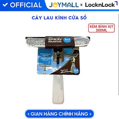 Cây Lau Kính Cửa Sổ LocknLock ETM417 Kèm Bình Xịt Nước 300ml, Hàng Chính Hãng - JoyMall
