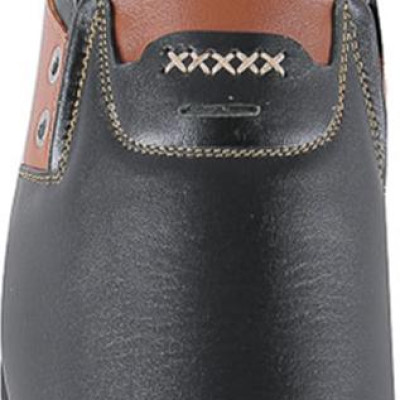 Giày Mọi Nam Da Bò Huy Hoàng HT7783 - Đen Phối Da