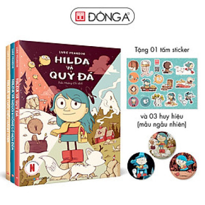 Combo 3 cuốn cuộc sống của nhà thám hiểm nhí Hilda (Hilda và quỷ đá, người khổng lồ nửa đêm, và cuộc diễu hành chim)
