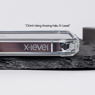 Ốp lưng giảm sốc chống va đập chống ố vàng cho iPhone 15 Pro Max / 15 Pro / 15 Plus / iP 15 hiệu X-level ICE Crystal trang bị đệm khí ẩn bốn góc, Mặt lưng PC chống ố vàng - Hàng nhập khẩu