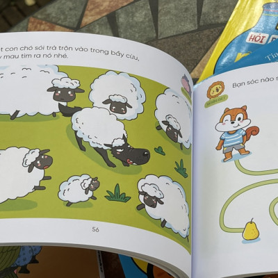 Combo 4 cuốn - HỎI ĐÁP THÔNG MINH RÈN LUYỆN NÃO TRÁI, NÃO PHẢI - Tiao Gezi - Hoàng Phúc- Vizibook -  NXB Phụ Nữ