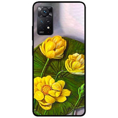 Ốp lưng cho Xiaomi Redmi 12 4G - Redmi Note 12 4G - Redmi Note 12 Pro 4G - 12 Pro 5G - Sen Vàng Xanh - Hàng Chính Hãng