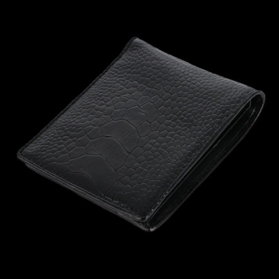 HJ2426-27-28-29 - Ví nam Huy Hoàng da đà điểu da trơn màu đen, nâu đất, nâu đỏ, vàng bò