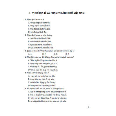 Sách - Trắc nghiệm địa lí 8 (dùng chung cho các bộ sgk hiện hành)